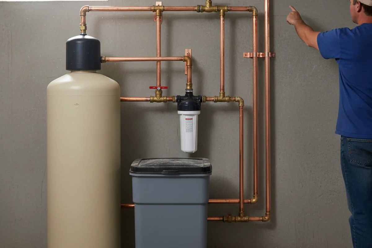 Whole-house water treatment system installed in Layland
