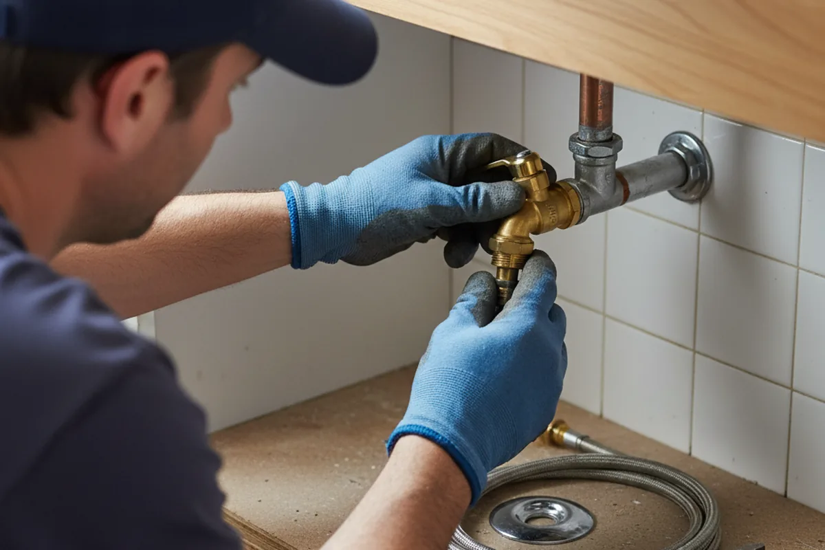Shutoff valve and fitting work during Repiping in Layland